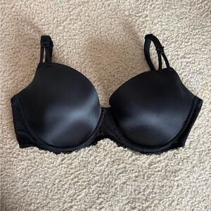 Victoria's Secret Black Lace Balconette Bra